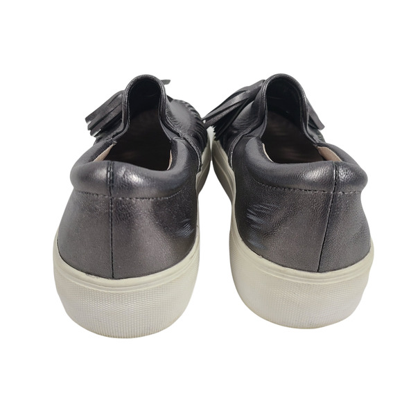 JSlides Aztec Pewter Platform Tassel Sneaker 6M - Picture 9 of 11